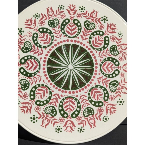 1950's Vintage EdelKerr Grünstadt Heart and Flower Design Cake Plate | Germany - Picture 2 of 5